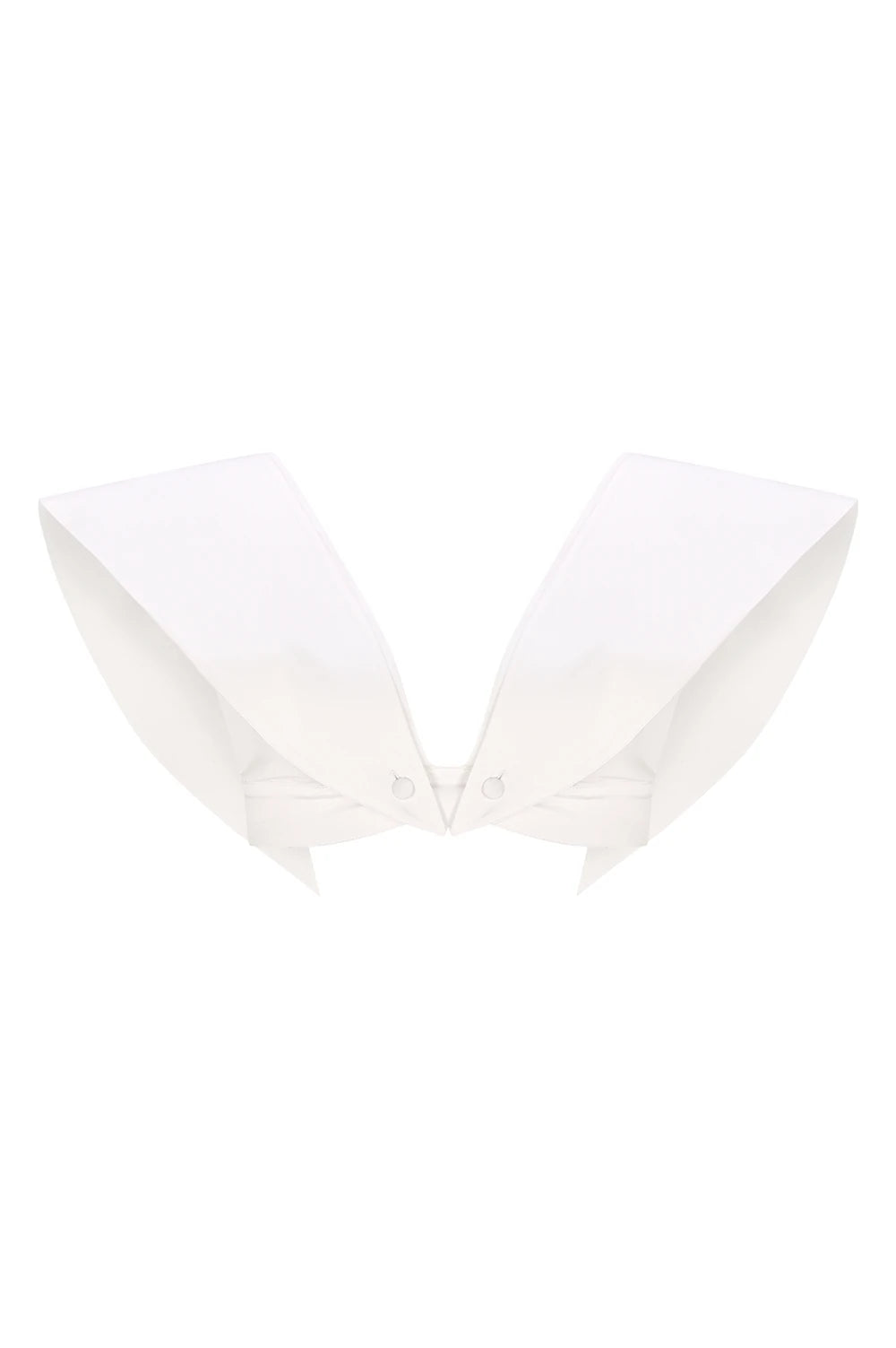 CAVELLA %100 Pamuk Bustiyer - Beyaz | CAVELLA bustiyer, ayarlanabilir yapısı ve iki yaka seçeneğiyle esnek kullanım sunar. %100 pamuk kumaşı, klasik ve modern çizgileri birleştirir.