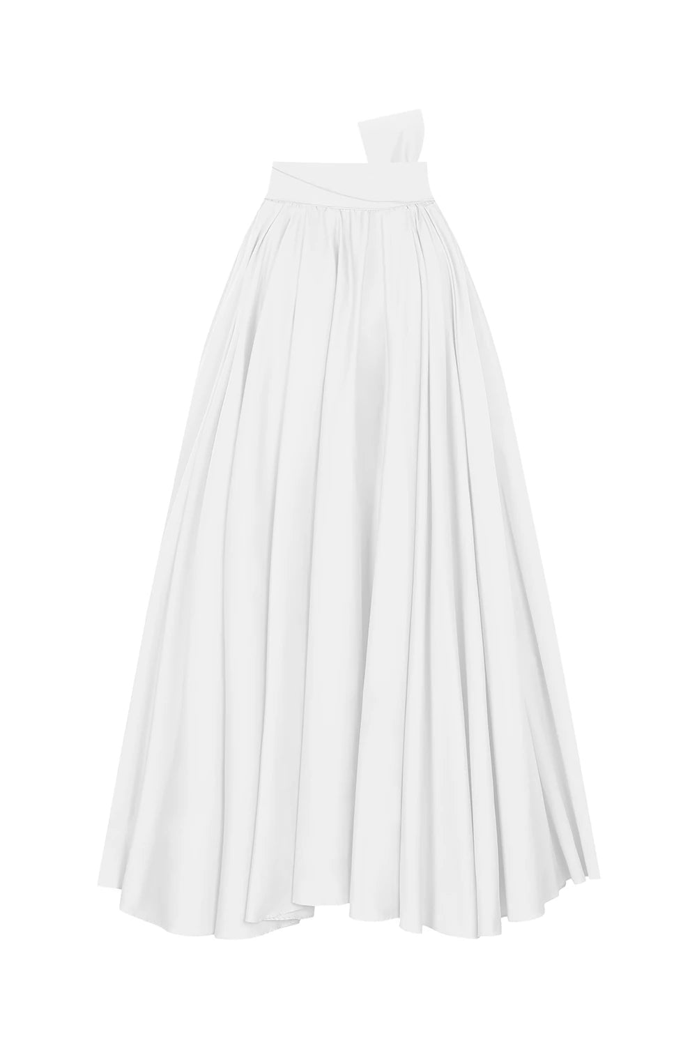 CAVELLA %100 Pamuk Etek - Kasar Beyaz | %100 pamuk CAVELLA etek, gün boyu ferah bir his sunar. Daire formuyla hareketli ve hacimli bir silüet yaratır. Yaz için ideal, konforlu seçim.