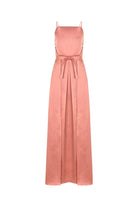 BELVOIR %100 Pamuk Elbise - Pembe | %100 pamuk saten dokusuna sahip BELVOIR elbise, hafif ve nefes alan yapısıyla yaz aylarında ferahlık sunar. Ayarlanabilir tasarımıyla her anınıza uyum sağlar.